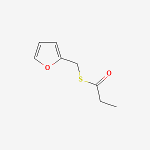 molecular formula C8H10O2S B1329272 Furfuryl thiopropionate CAS No. 59020-85-8