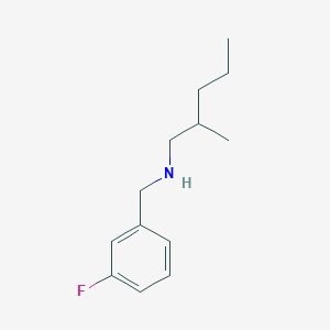 molecular formula C13H20FN B13292797 [(3-Fluorophenyl)methyl](2-methylpentyl)amine 