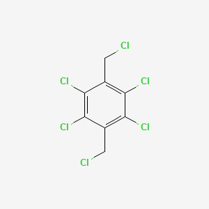 molecular formula C8H4Cl6 B1329285 alpha,alpha',2,3,5,6-Hexachloro-p-xylene CAS No. 1079-17-0