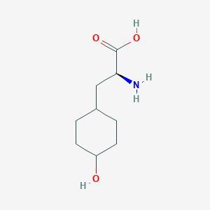 molecular formula C9H17NO3 B13292861 (s)-2-Amino-3-(4-hydroxycyclohexyl)propanoic acid 