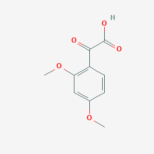molecular formula C10H10O5 B13292868 2-(2,4-Dimethoxyphenyl)-2-oxoacetic acid 