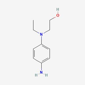 molecular formula C10H16N2O B1329289 2-(4-Amino-N-ethylanilino)ethanol CAS No. 92-65-9