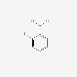 molecular formula C7H5Cl2F B1329292 1-(Dichloromethyl)-2-fluorobenzene CAS No. 320-65-0