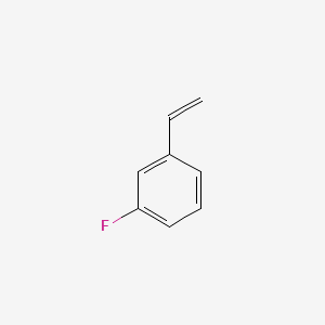 molecular formula C8H7F B1329300 3-Fluorostyrene CAS No. 350-51-6