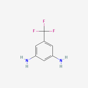 molecular formula C7H7F3N2 B1329305 3,5-Diaminobenzotrifluoride CAS No. 368-53-6