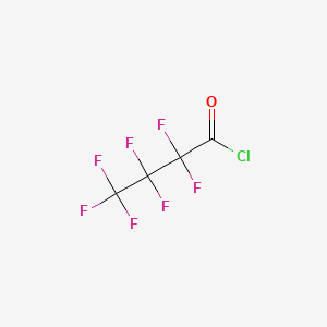 molecular formula C4ClF7O B1329309 七氟丁酰氯 CAS No. 375-16-6