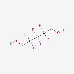 molecular formula C5H6F6O2 B1329311 2,2,3,3,4,4-Hexafluoro-1,5-pentanediol CAS No. 376-90-9