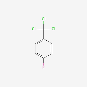 molecular formula C7H4Cl3F B1329314 4-Fluorobenzotrichloride CAS No. 402-42-6