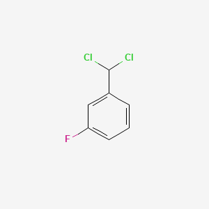 molecular formula C7H5Cl2F B1329315 1-(二氯甲基)-3-氟苯 CAS No. 402-64-2