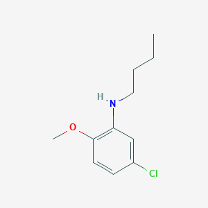 molecular formula C11H16ClNO B13293152 N-butyl-5-chloro-2-methoxyaniline 