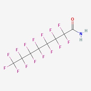 molecular formula C8H2F15NO B1329318 Perfluorooctanamide CAS No. 423-54-1