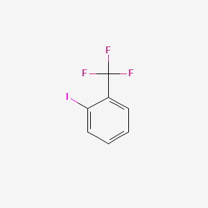 molecular formula C7H4F3I B1329320 2-Iodobenzotrifluoride CAS No. 444-29-1