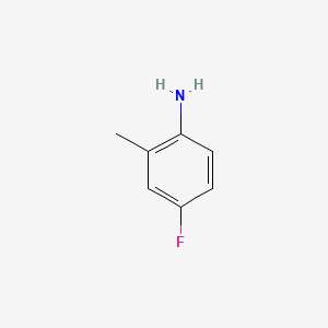 molecular formula C7H8FN B1329321 4-Fluoro-2-methylaniline CAS No. 452-71-1