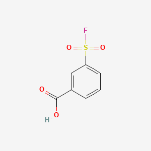 molecular formula C7H5FO4S B1329322 3-(Fluorosulfonyl)benzoic acid CAS No. 454-95-5
