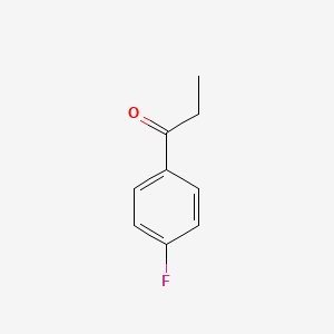 molecular formula C9H9FO B1329323 4'-Fluoropropiophenone CAS No. 456-03-1