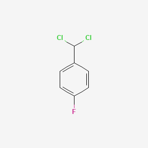 molecular formula C7H5Cl2F B1329324 4-Fluorobenzal chloride CAS No. 456-19-9