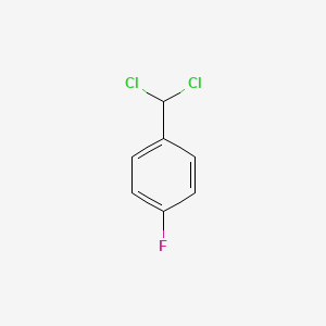 molecular formula C7H5Cl2F B1329324 1-(Dichloromethyl)-4-fluorobenzene CAS No. 456-19-9