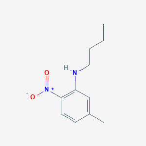 molecular formula C11H16N2O2 B13293245 N-Butyl-5-methyl-2-nitroaniline 