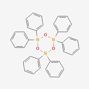 molecular formula C36H30O3Si3 B1329326 Hexaphenylcyclotrisiloxane CAS No. 512-63-0