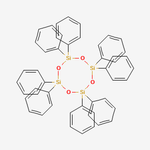molecular formula C48H40O4Si4 B1329330 Octaphenylcyclotetrasiloxane CAS No. 546-56-5