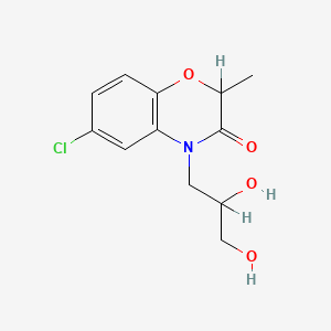 molecular formula C12H14ClNO4 B1329334 Diproxadol CAS No. 52042-24-7