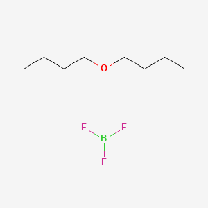 molecular formula C8H18BF3O B1329336 Boron, trifluoro[1,1'-oxybis[butane]]-, (T-4)- CAS No. 593-04-4