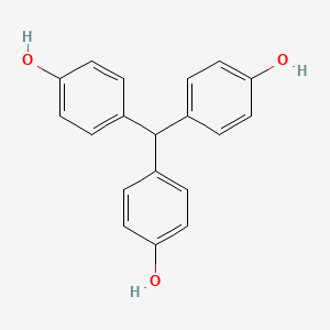 molecular formula C19H16O3 B1329338 4,4',4''-Methanetriyltriphenol CAS No. 603-44-1