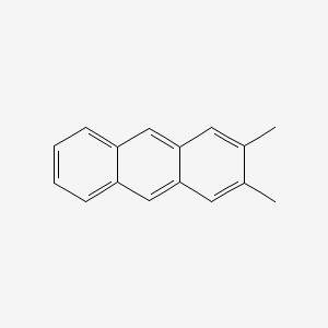 molecular formula C16H14 B1329340 2,3-Dimethylanthracene CAS No. 613-06-9