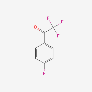 molecular formula C8H4F4O B1329349 2,2,2,4'-Tetrafluoroacetophenone CAS No. 655-32-3