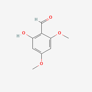 molecular formula C9H10O4 B1329352 4,6-Dimethoxysalicylaldehyde CAS No. 708-76-9