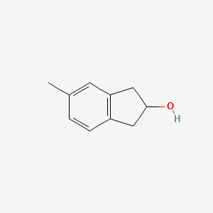 molecular formula C10H12O B13293520 5-methyl-2,3-dihydro-1H-inden-2-ol 