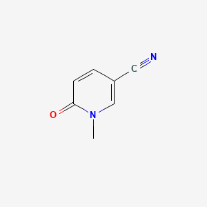 molecular formula C7H6N2O B1329355 1-Methyl-6-oxo-1,6-dihydropyridine-3-carbonitrile CAS No. 768-45-6