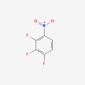 molecular formula C6H2F3NO2 B1329356 1,2,3-Trifluoro-4-nitrobenzene CAS No. 771-69-7