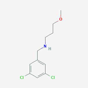 molecular formula C11H15Cl2NO B13293570 [(3,5-Dichlorophenyl)methyl](3-methoxypropyl)amine 