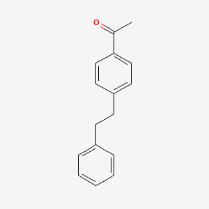 molecular formula C16H16O B1329360 4-Acetylbibenzyl CAS No. 785-78-4