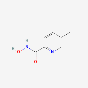 molecular formula C7H8N2O2 B13293648 N-Hydroxy-5-methylpyridine-2-carboxamide 