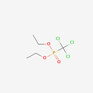 molecular formula C5H10Cl3O3P B1329365 三氯甲基膦酸二乙酯 CAS No. 866-23-9
