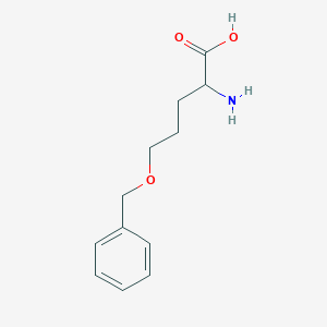 molecular formula C12H17NO3 B13293661 2-Amino-5-(benzyloxy)pentanoic acid 