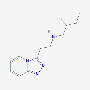 molecular formula C13H20N4 B13293690 (2-Methylbutyl)(2-{[1,2,4]triazolo[4,3-a]pyridin-3-yl}ethyl)amine 