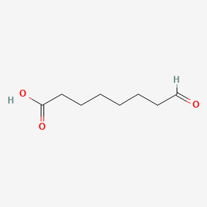 molecular formula C8H14O3 B1329372 7-Formylheptanoic acid CAS No. 929-48-6