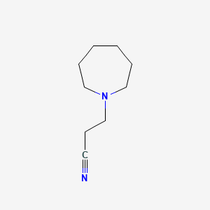molecular formula C9H16N2 B1329373 3-(Azepan-1-yl)propanenitrile CAS No. 937-51-9