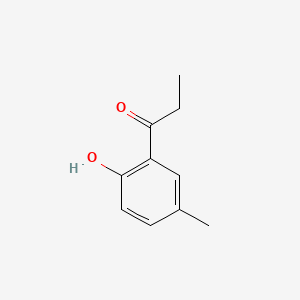 molecular formula C10H12O2 B1329374 2'-羟基-5'-甲基丙基苯甲酮 CAS No. 938-45-4