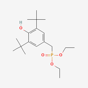 molecular formula C19H33O4P B1329378 Diethyl 3,5-di-tert-butyl-4-hydroxybenzylphosphonate CAS No. 976-56-7