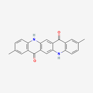 molecular formula C22H16N2O2 B1329379 2,9-二甲基喹吖啶酮 CAS No. 980-26-7