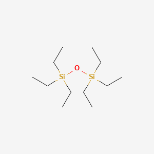 molecular formula C12H30OSi2 B1329380 Hexaethyldisiloxane CAS No. 994-49-0