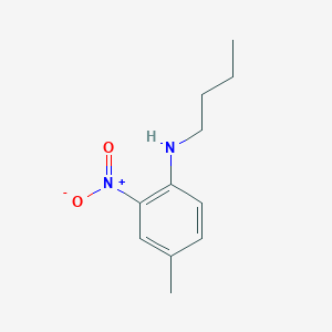 molecular formula C11H16N2O2 B13293826 N-butyl-4-methyl-2-nitroaniline 