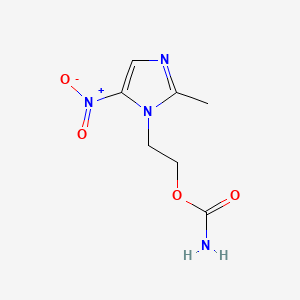 molecular formula C7H10N4O4 B1329383 Bamnidazole CAS No. 31478-45-2