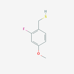 molecular formula C8H9FOS B13293836 (2-Fluoro-4-methoxyphenyl)methanethiol 