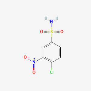 molecular formula C6H5ClN2O4S B1329391 4-氯-3-硝基苯磺酰胺 CAS No. 97-09-6