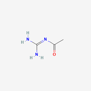molecular formula C3H7N3O B1329396 N-carbamimidoylacetamide CAS No. 5699-40-1